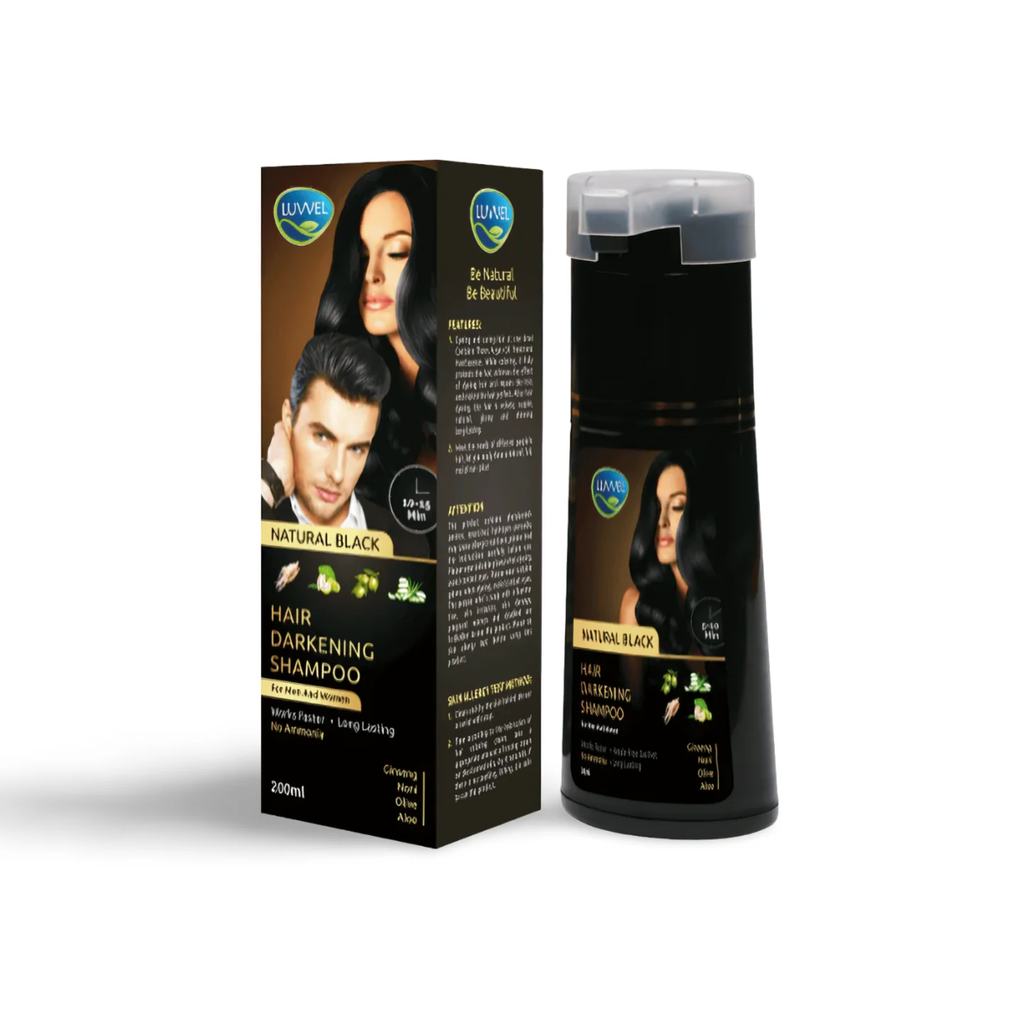 Luvvel Hair Darkening Shampoo